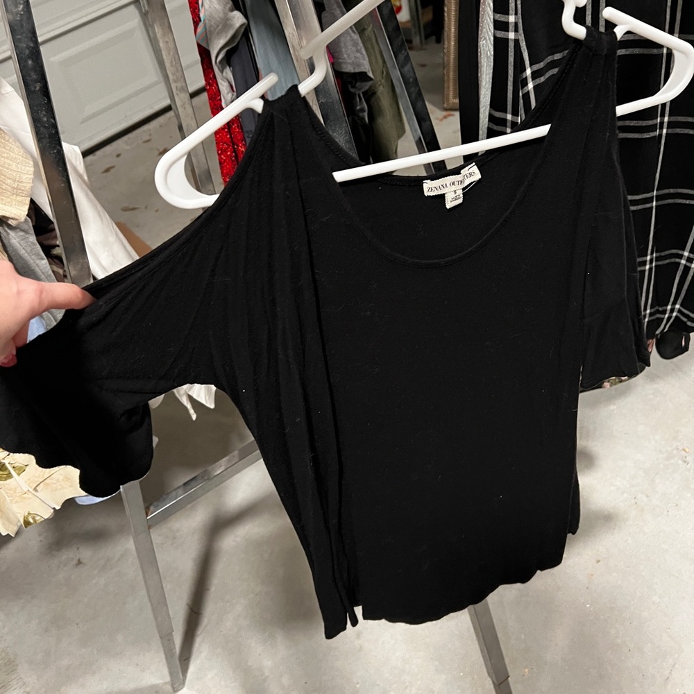 Cold shoulder blouse